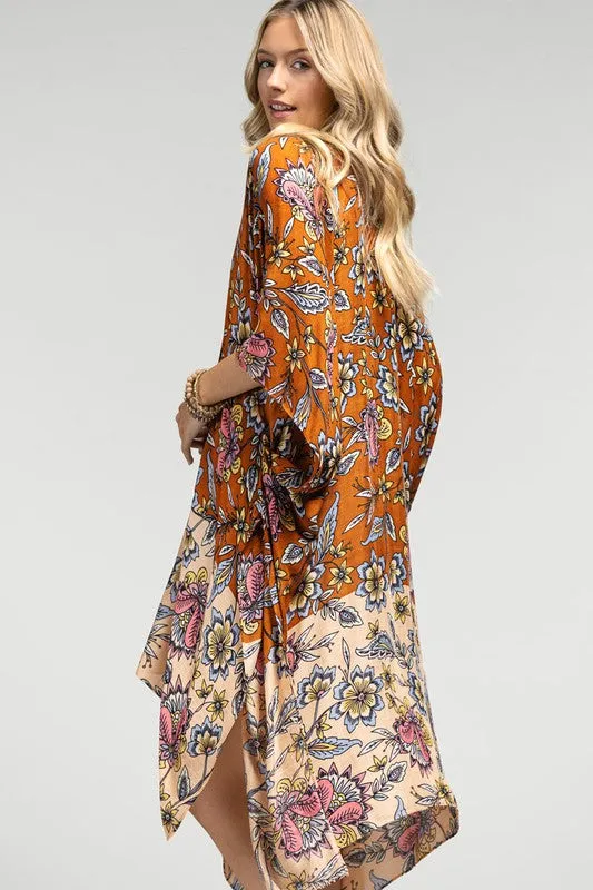 One Size Beautiful Long Kimonos - Multiple Colors