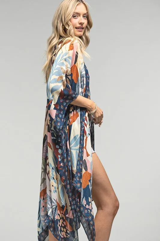 One Size Beautiful Long Kimonos - Multiple Colors