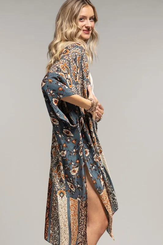 One Size Beautiful Long Kimonos - Multiple Colors