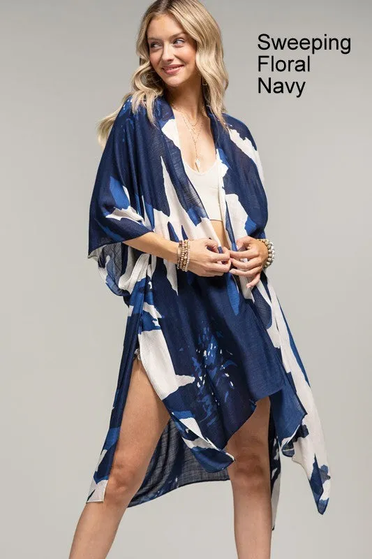 One Size Beautiful Long Kimonos - Multiple Colors