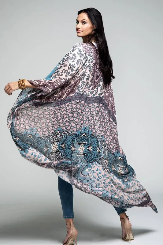 One Size Beautiful Long Kimonos - Multiple Colors