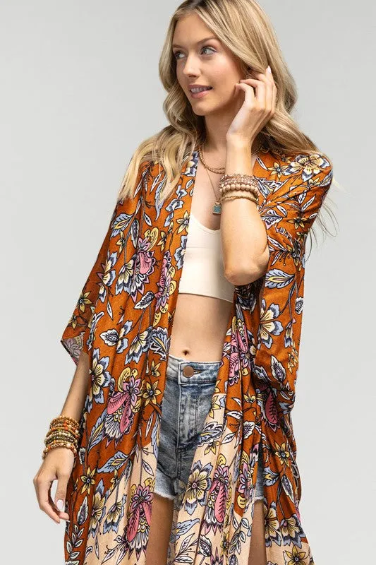 One Size Beautiful Long Kimonos - Multiple Colors