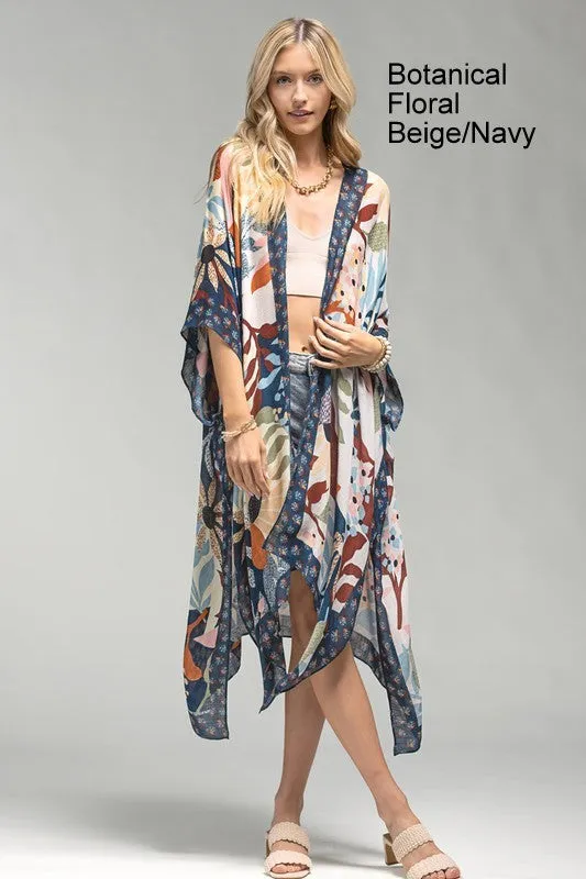 One Size Beautiful Long Kimonos - Multiple Colors