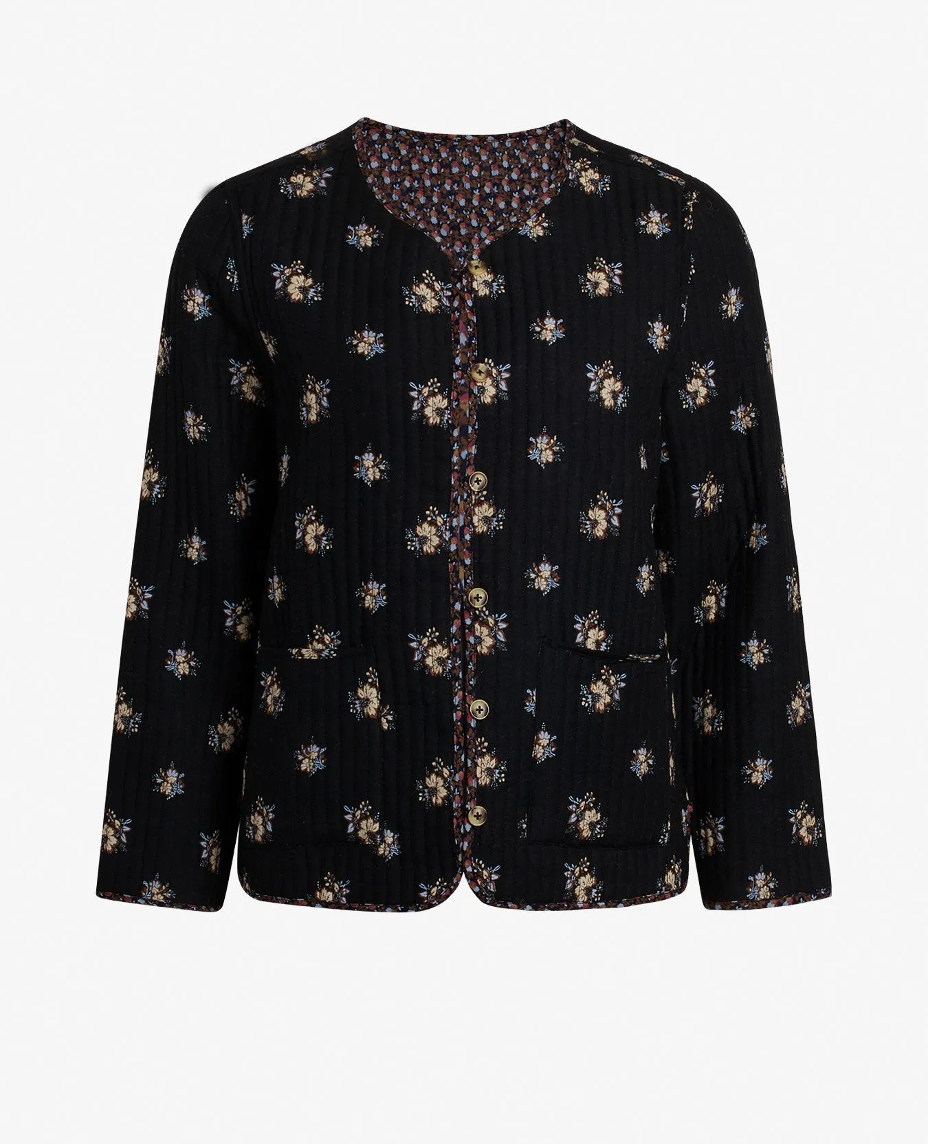 ORGANIC FLORAL COTTON JACKET