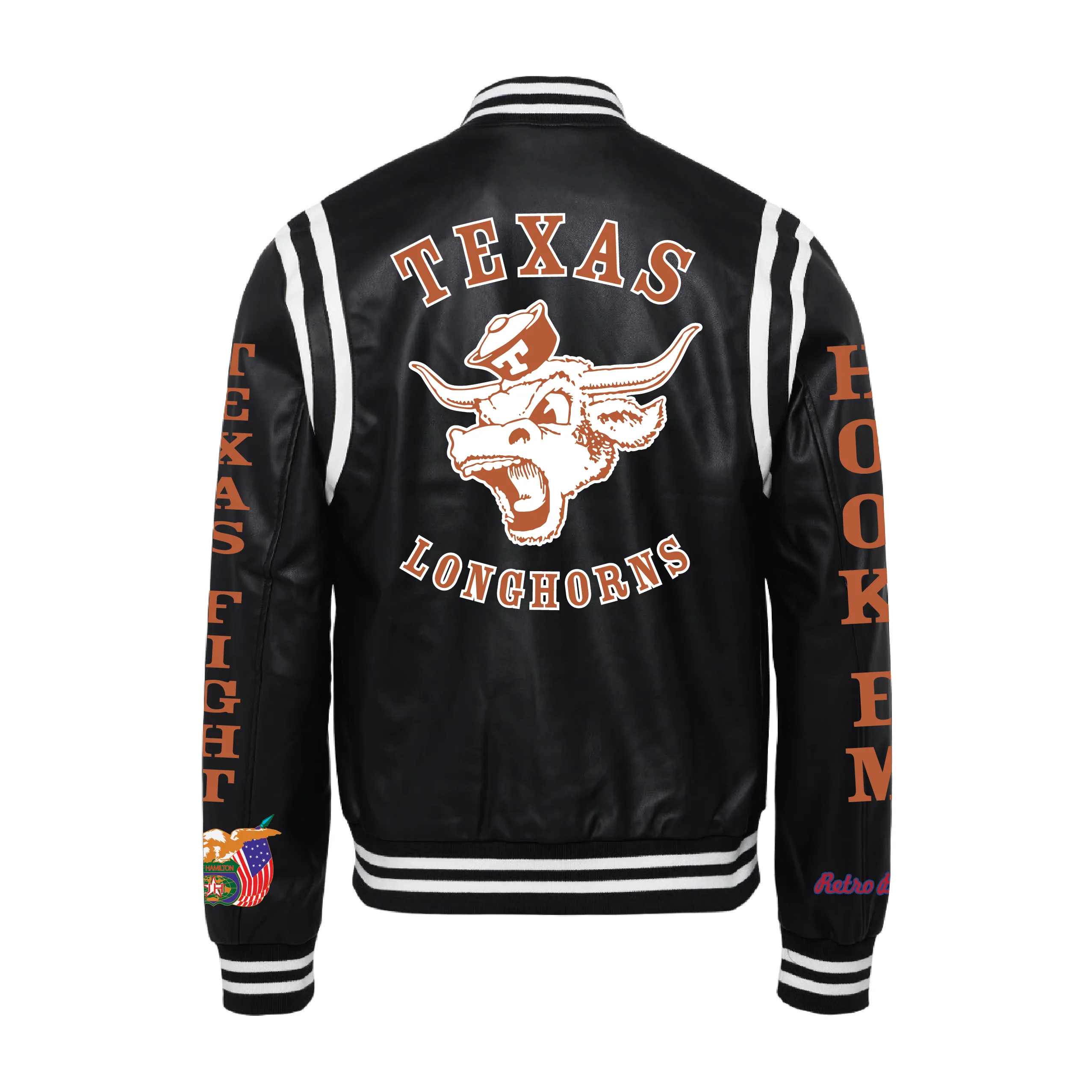 PRE-ORDER Limited Edition Jeff Hamilton x Retro Brand Texas Longhorns Jacket