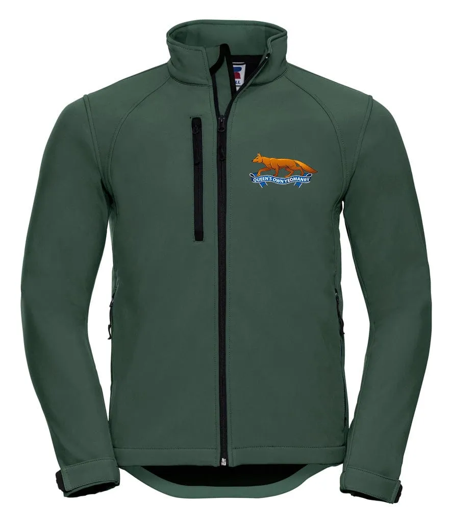 Queen's Own Yeomanry Embroidered 3 Layer Softshell Jacket
