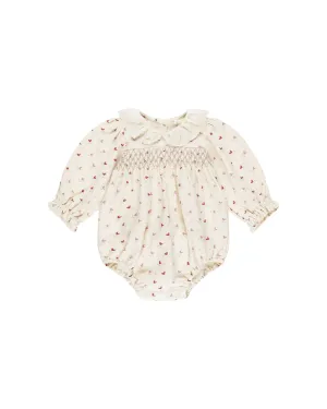 Quincy Mae - Callie Romper || Heart Ditsy