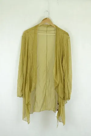 R   P Yellow Cardigan S