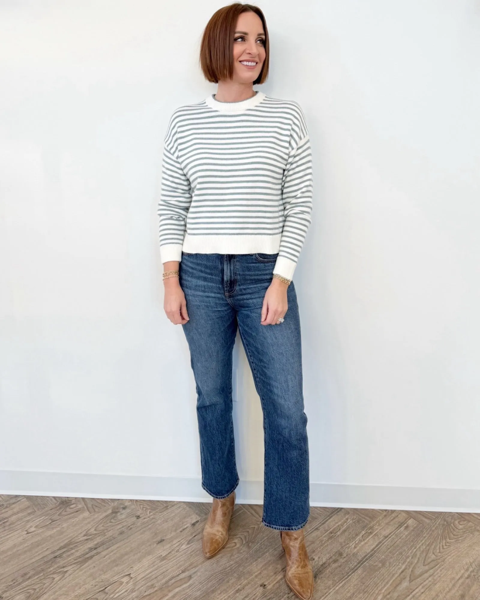 Ravenna Stripe Crewneck Sweater