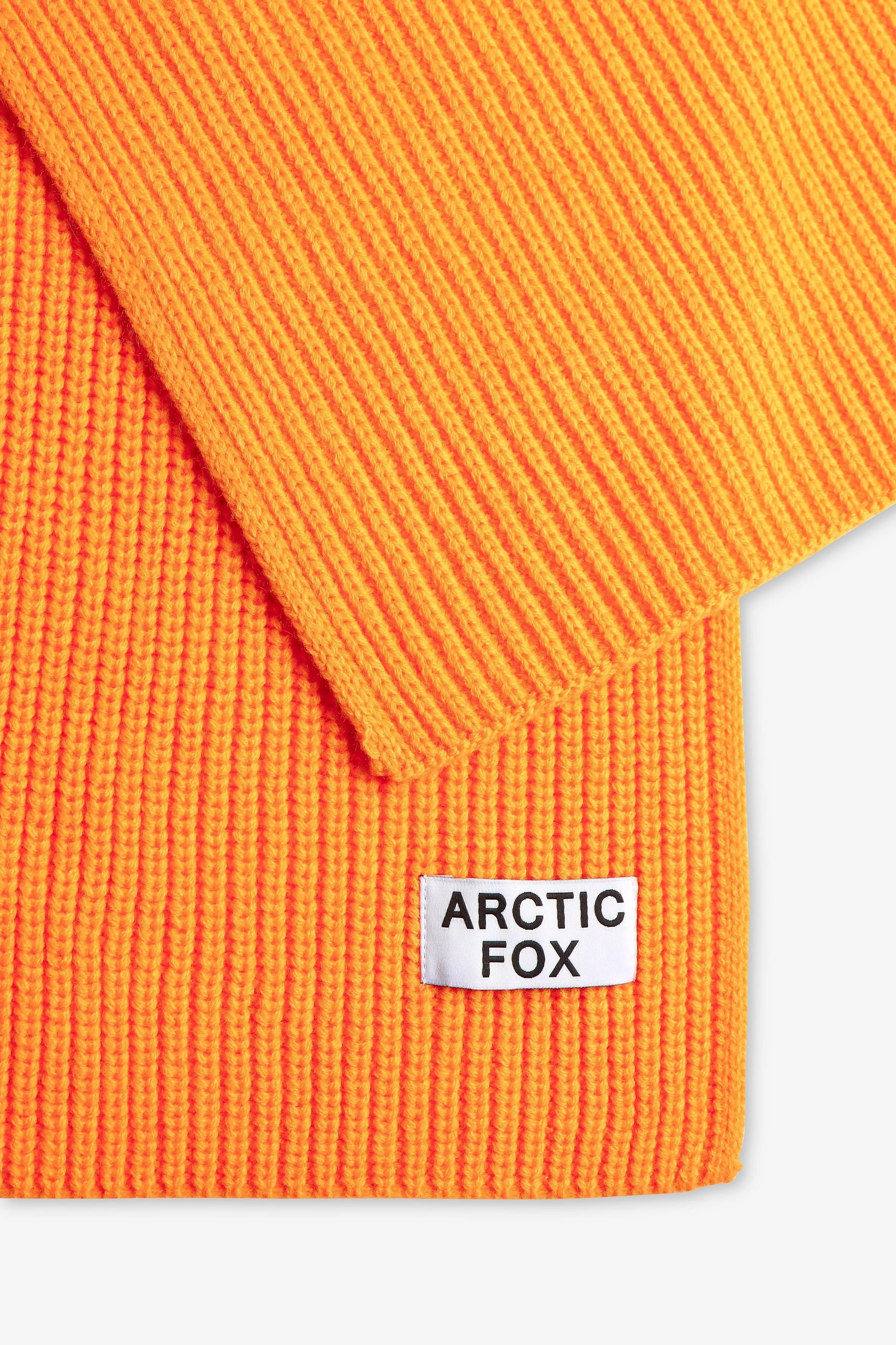 Recycled Knit Scarf | Juicy Apricot
