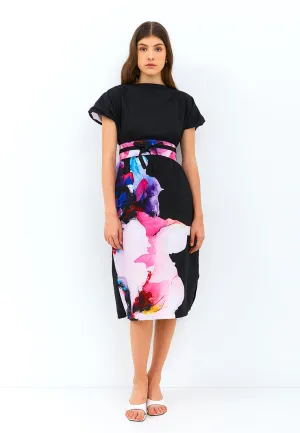 RIPPLE Midi Kimono Dress