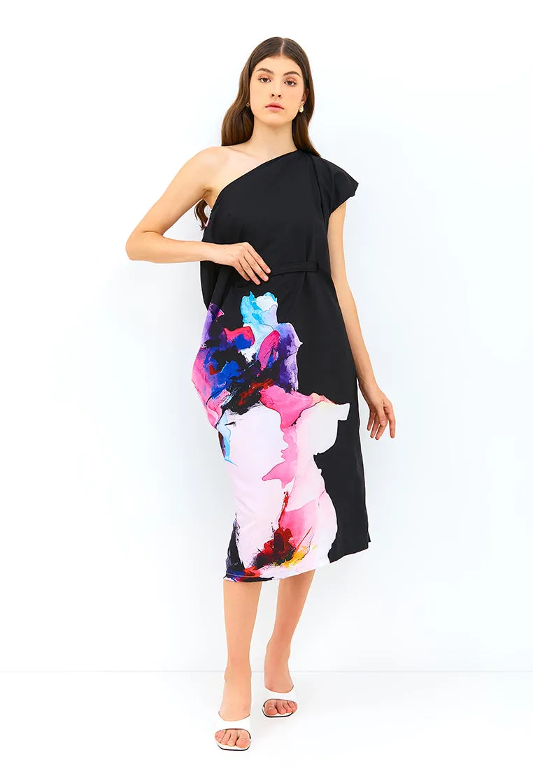 RIPPLE Midi Kimono Dress