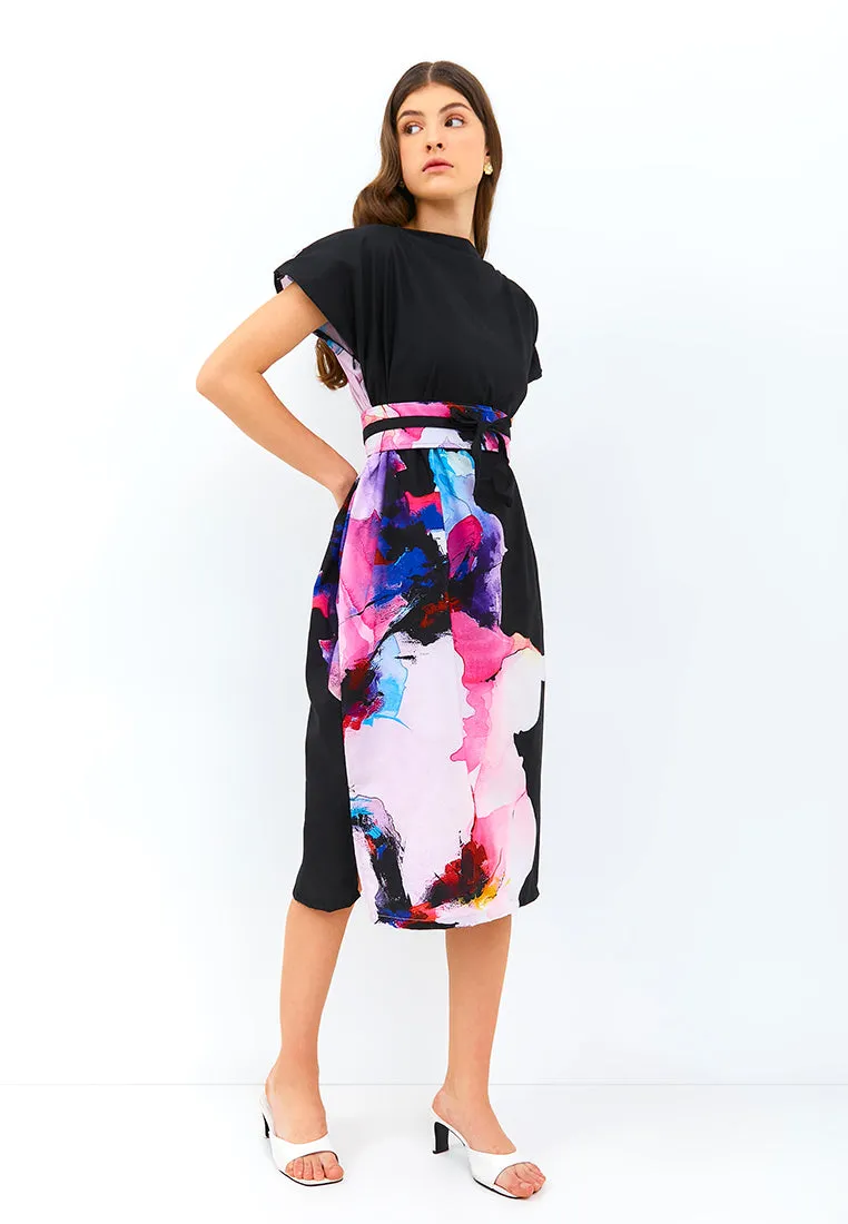 RIPPLE Midi Kimono Dress