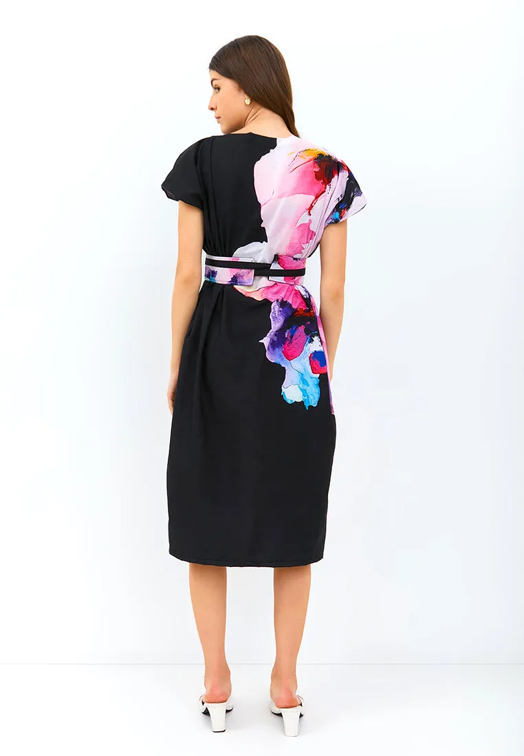RIPPLE Midi Kimono Dress