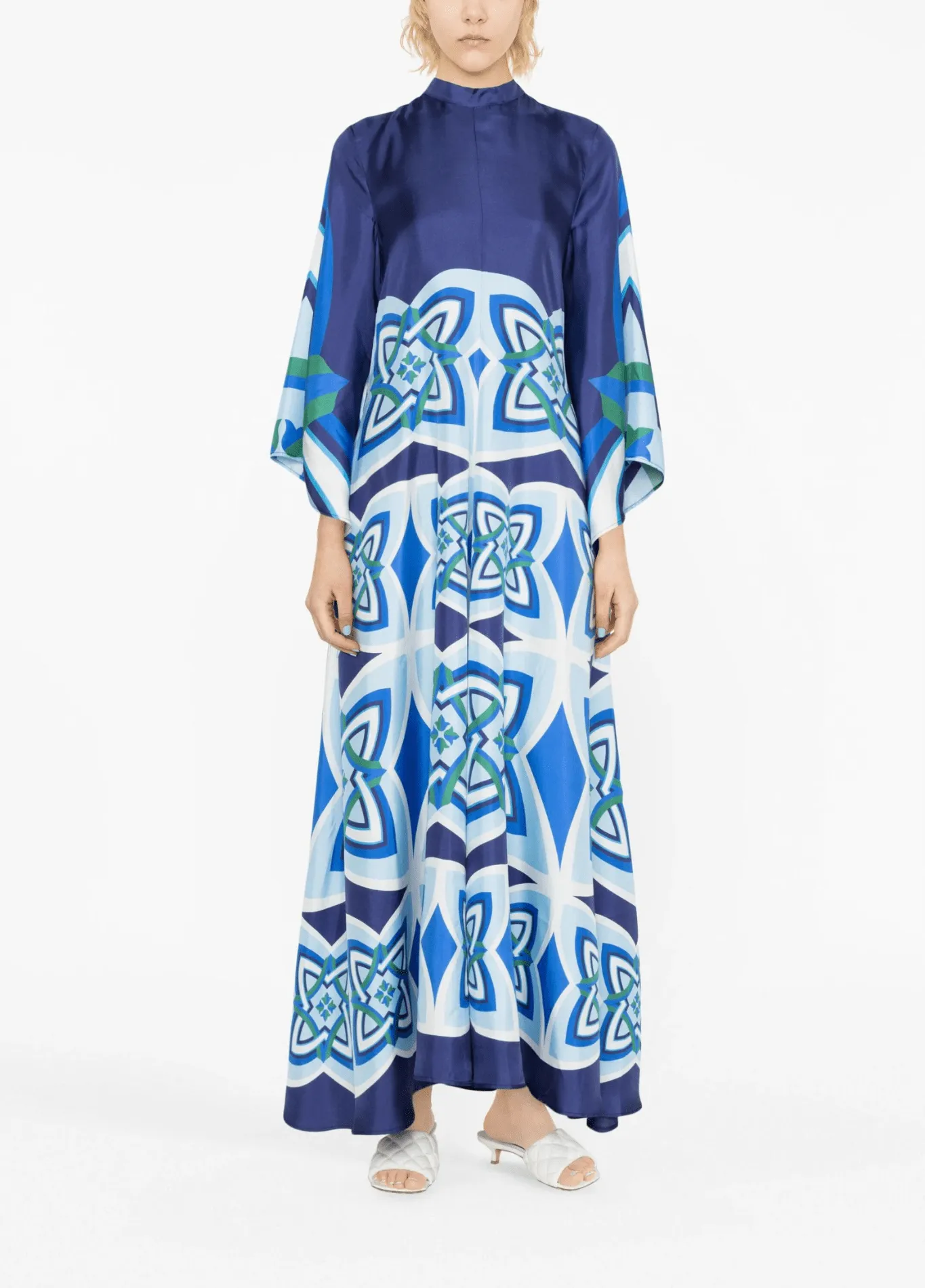 Robe kimono réversible | Saphir