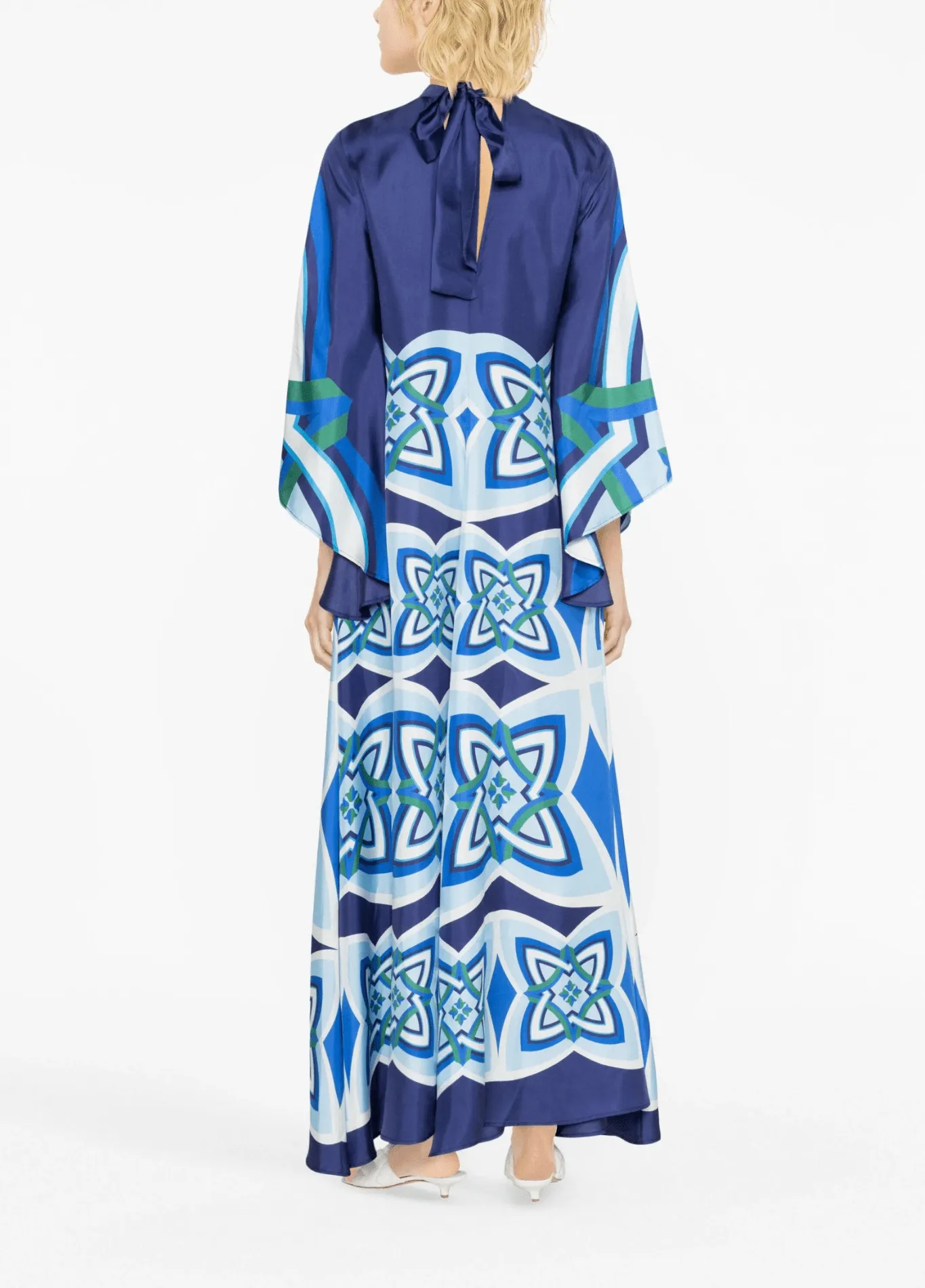 Robe kimono réversible | Saphir