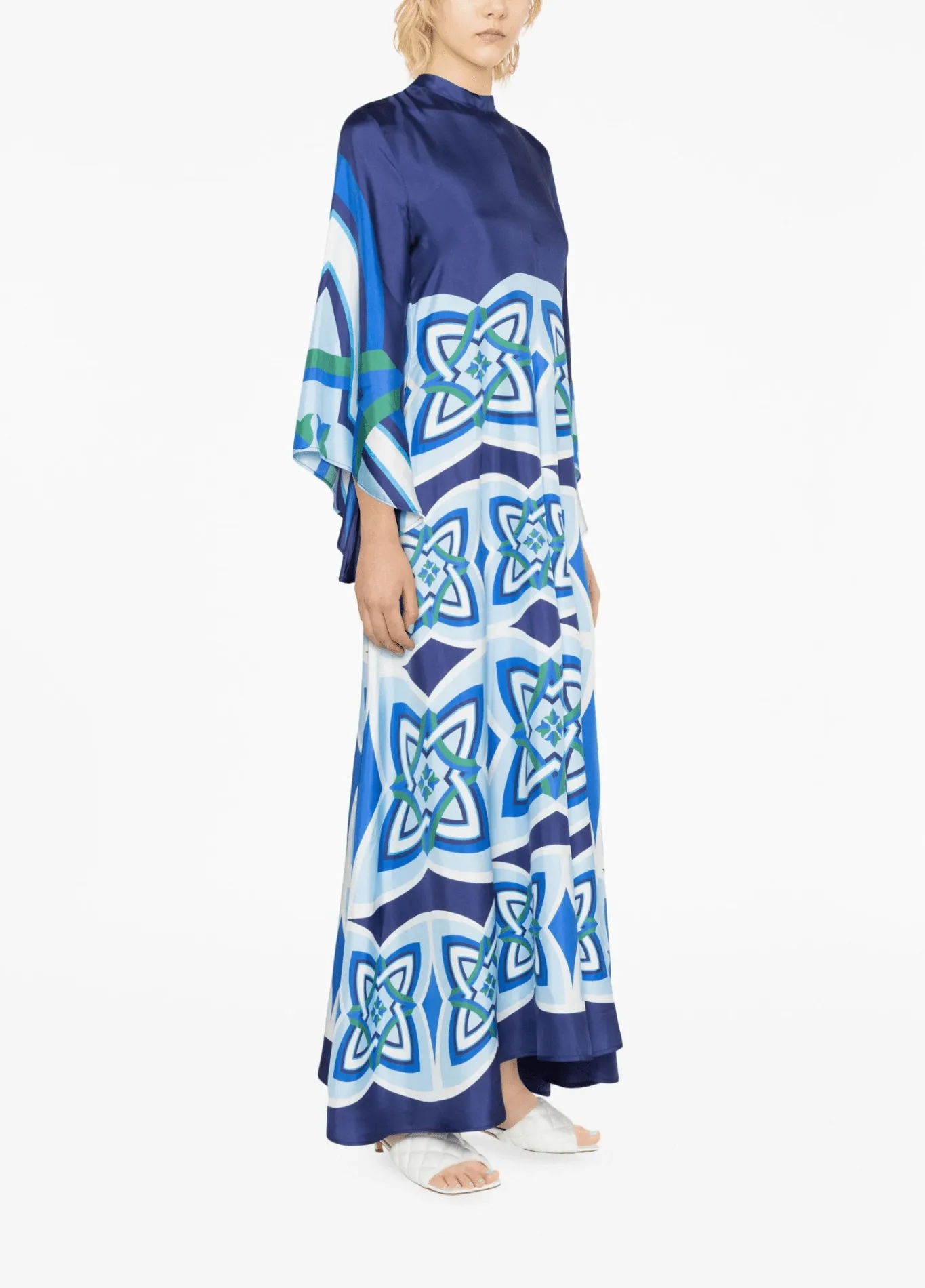Robe kimono réversible | Saphir