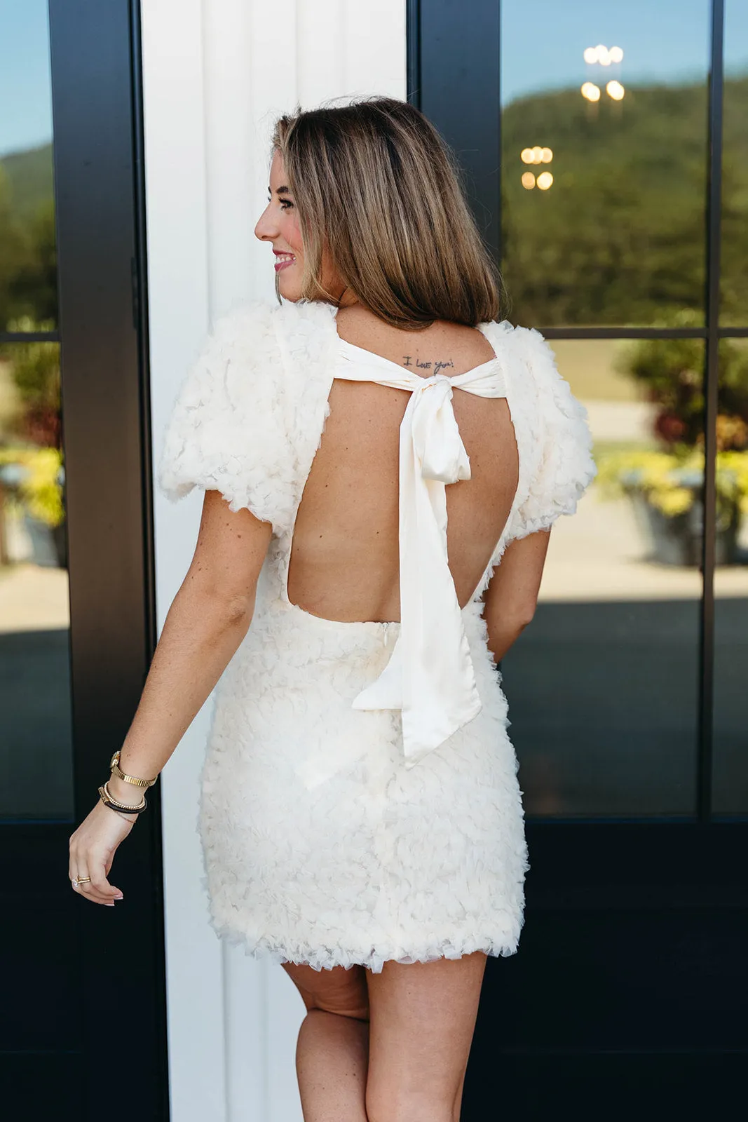 Rory Mini Dress - Cream
