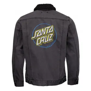 Santa Cruz Jacket Void Ring Dot Denim Jacket Black