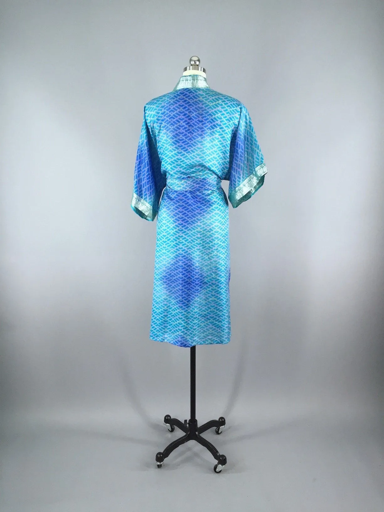 Sari Robe / Blue Waves
