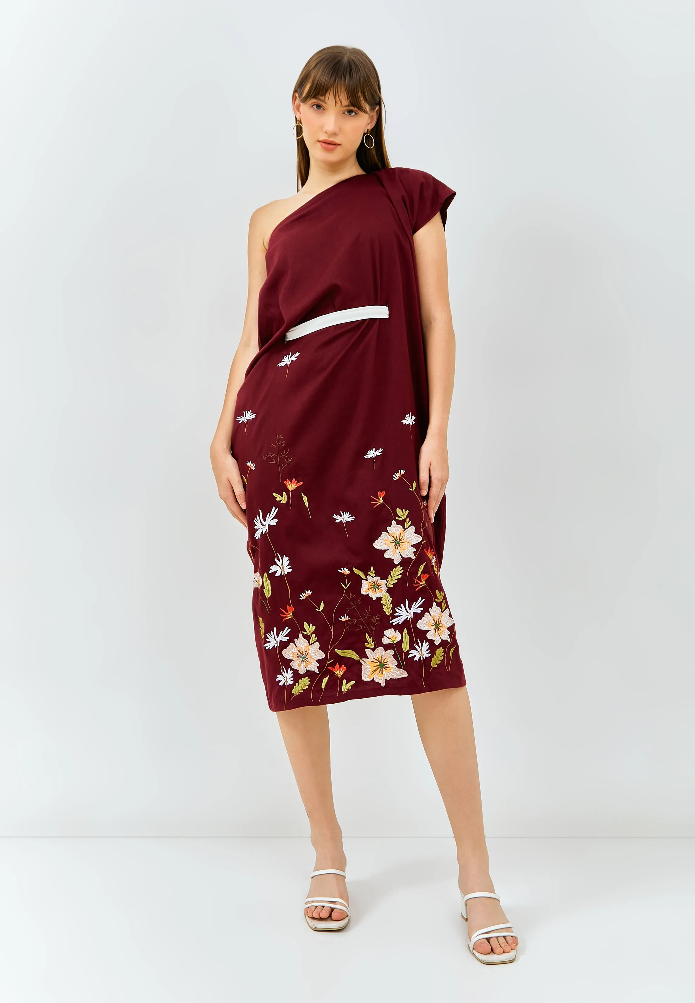 SECRET GARDEN Midi Kimono Dress
