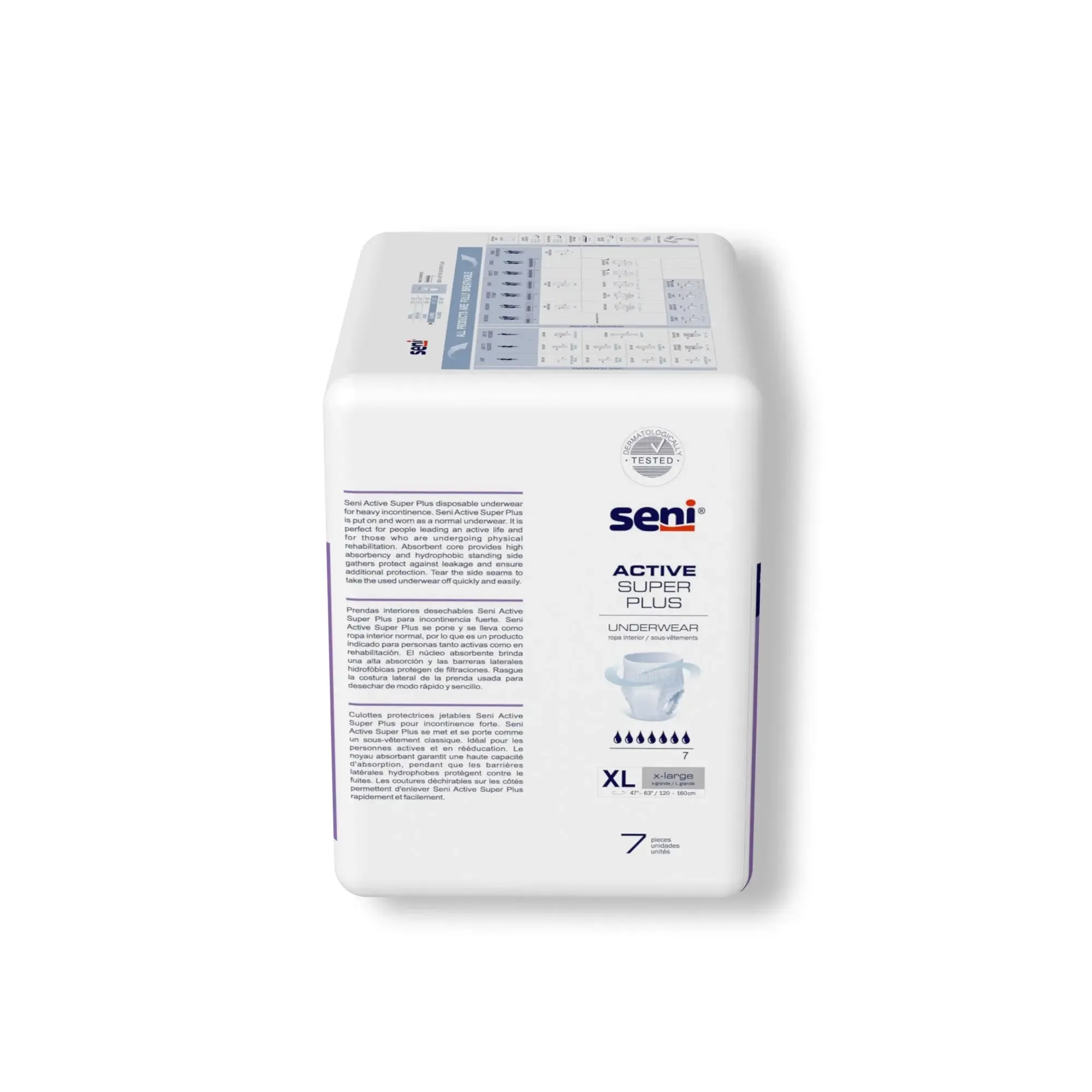 Seni® Active Super Plus Heavy Absorbent Underwear, Extra Large
