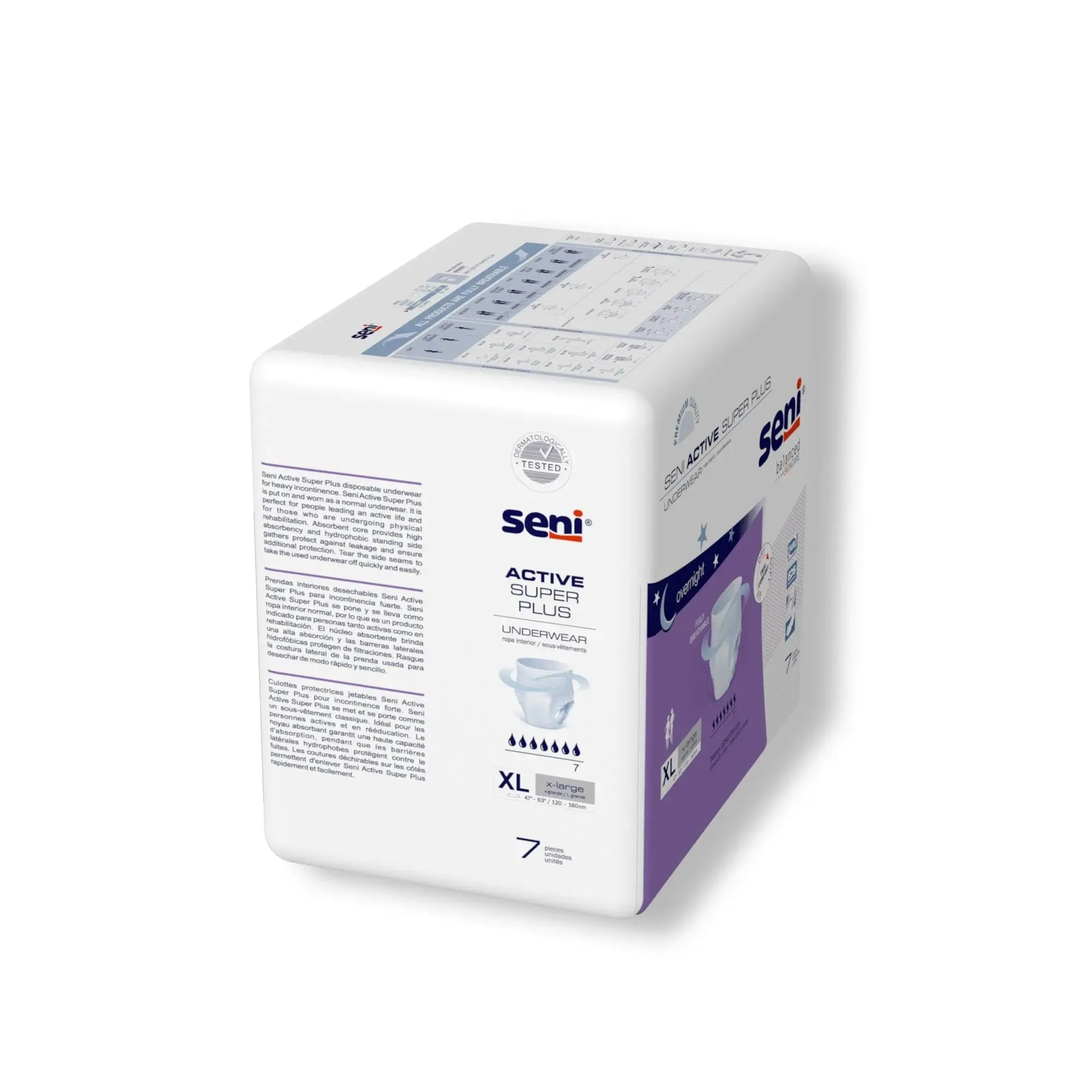 Seni® Active Super Plus Heavy Absorbent Underwear, Extra Large