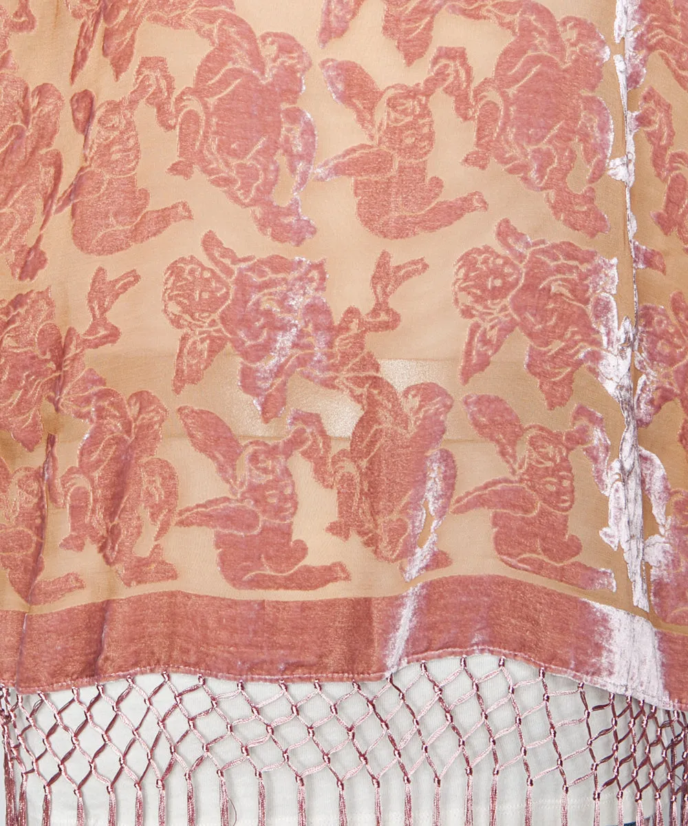 SHE TALKS TO ANGELS VELVET KIMONO