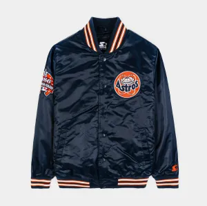 Shoe Palace Exclusive Houston Astros Varsity Mens Jacket (Navy/Orange)