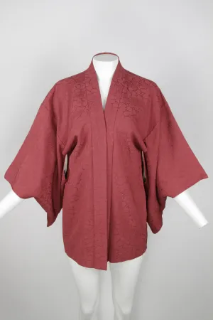 Short Kimono with abstract interlocking partial circles - S/M