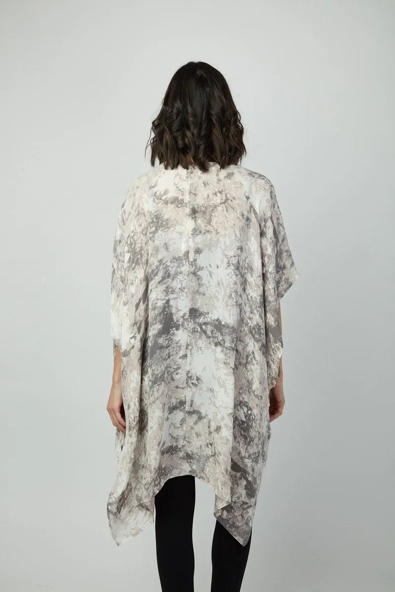 Signature Style Hi-Low Silk Kimono