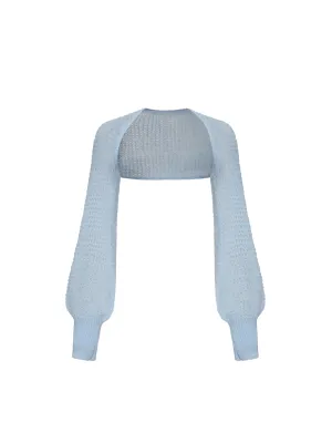 Sonya Knitted Cardigan (Blue) (Final Sale)