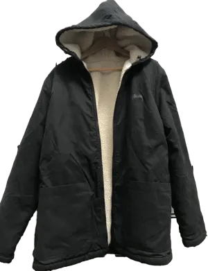 Stussy Sherpa Reversible Jacket ST097504 Blaksher