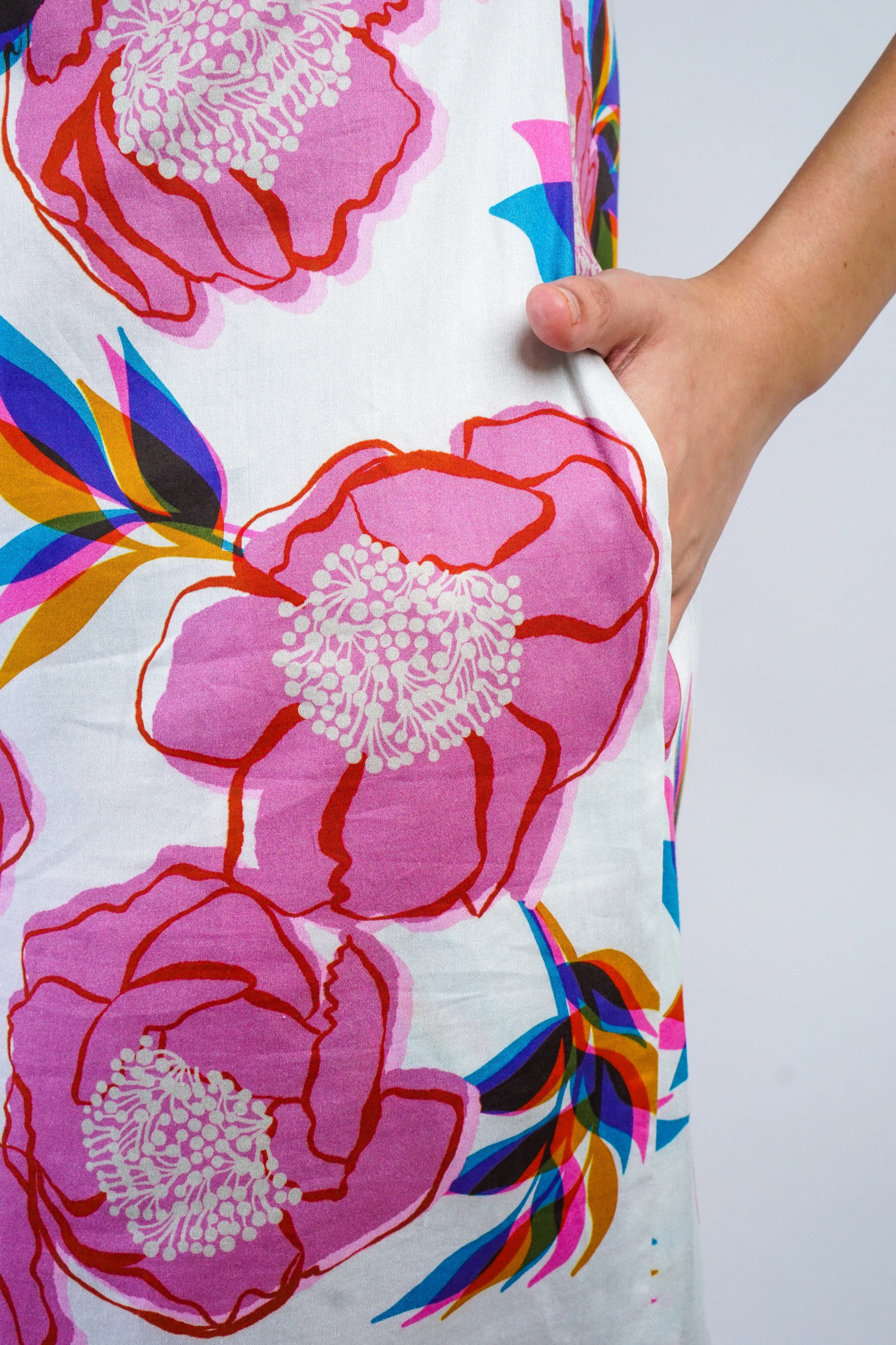 Summer Garden Kimono Kiko Maxi Dress