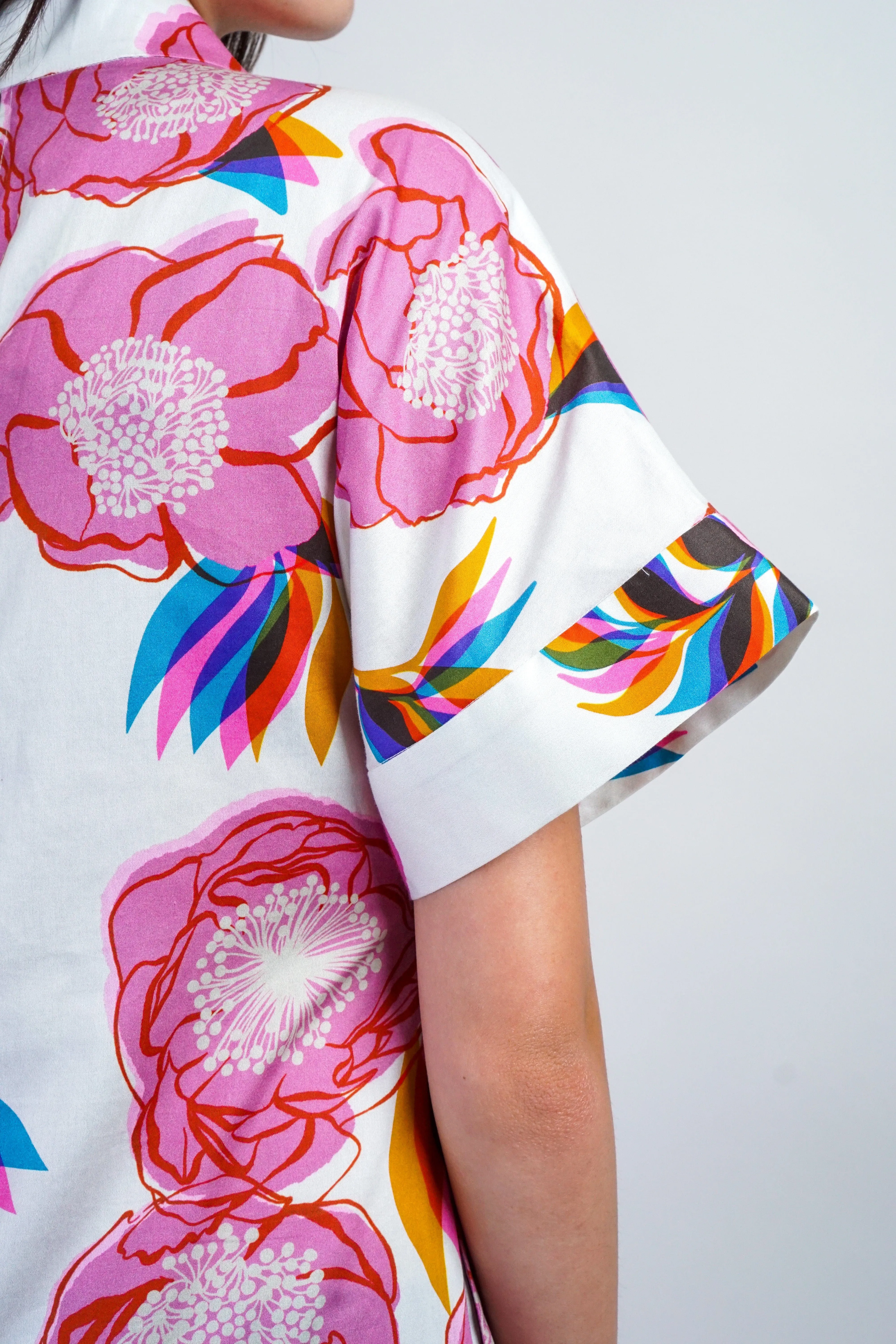 Summer Garden Kimono Kiko Maxi Dress