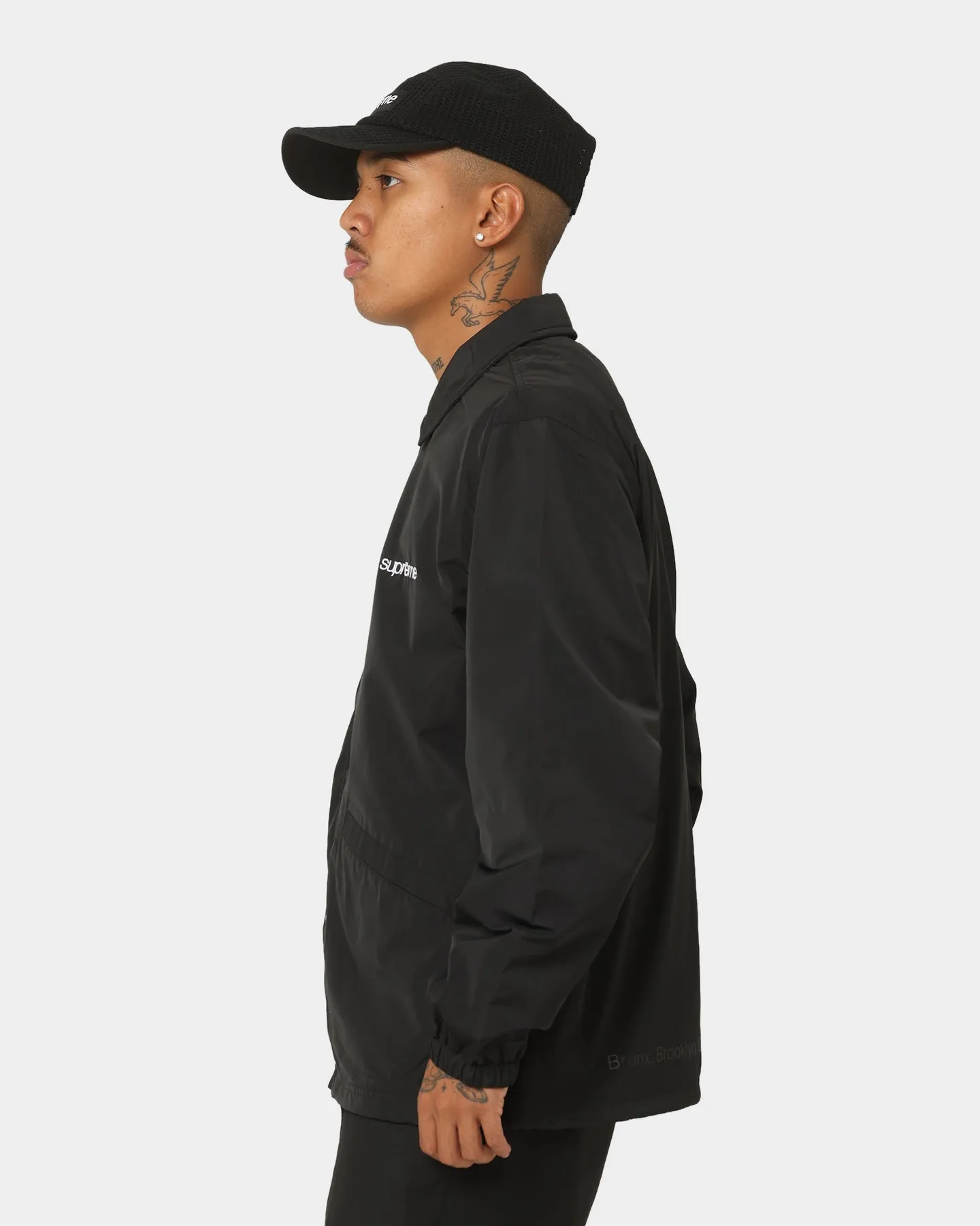 Supreme Five Boroughs Coaches Jacket Black