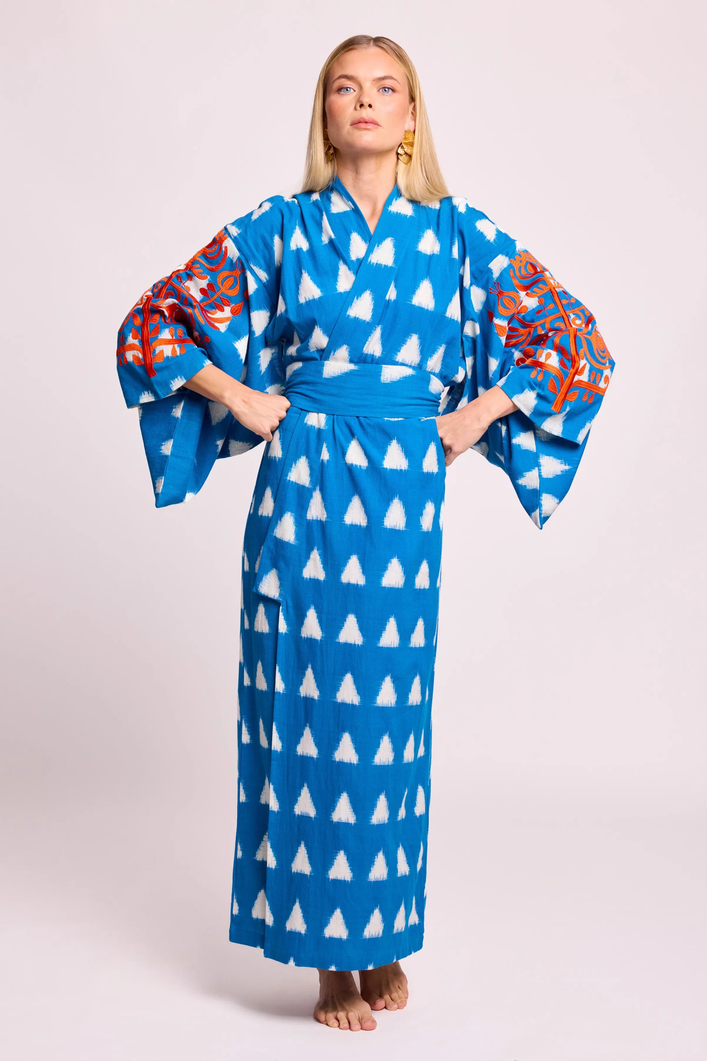 Tangerine Savannah Kimono