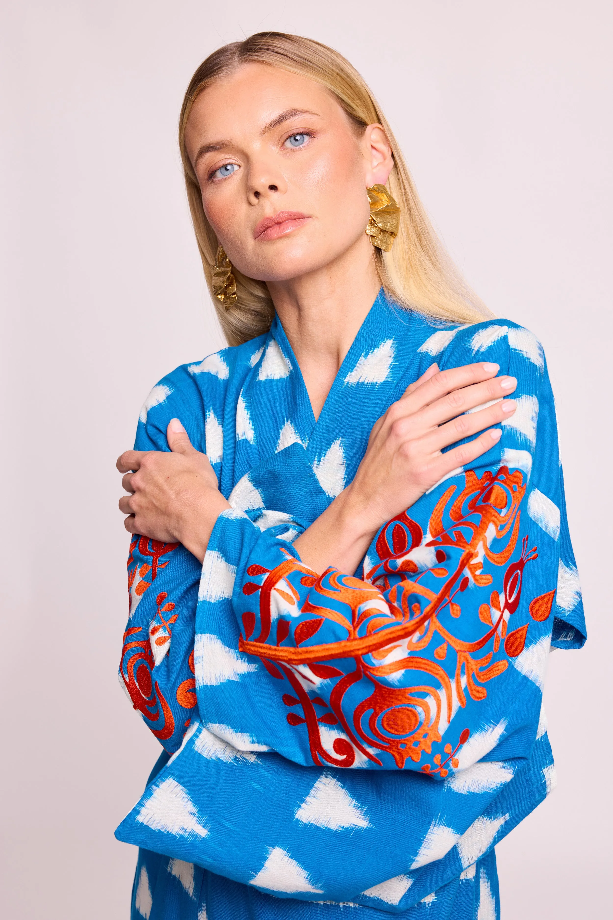 Tangerine Savannah Kimono