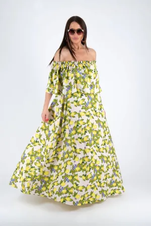 TARA Linen Off Shoulders Dress