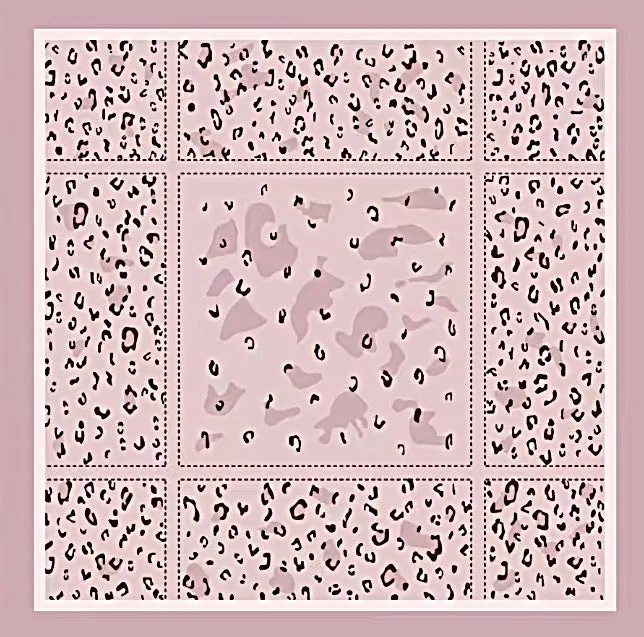 TE36-067  110*110  Tencel cotton pattern square scarf