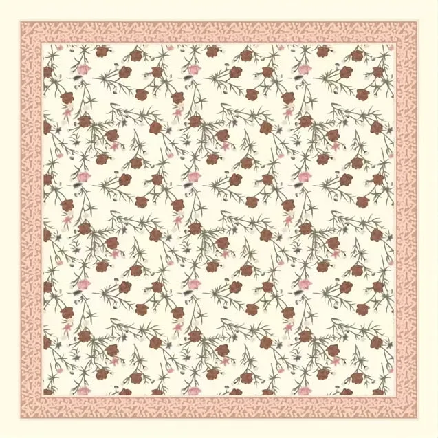 TE36-067  110*110  Tencel cotton pattern square scarf