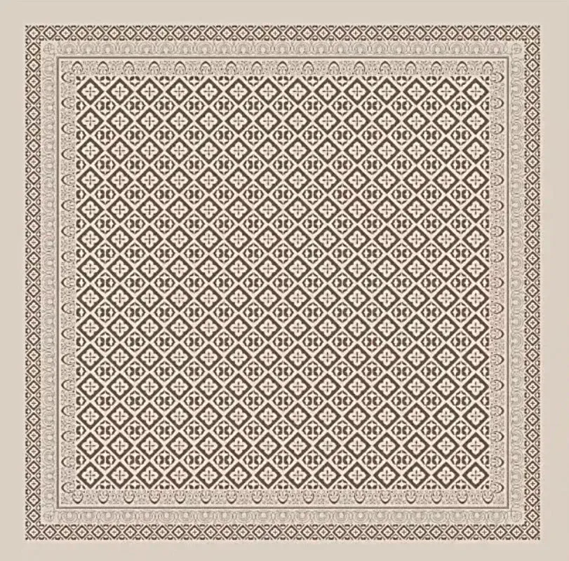 TE36-067  110*110  Tencel cotton pattern square scarf