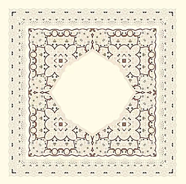 TE36-067  110*110  Tencel cotton pattern square scarf