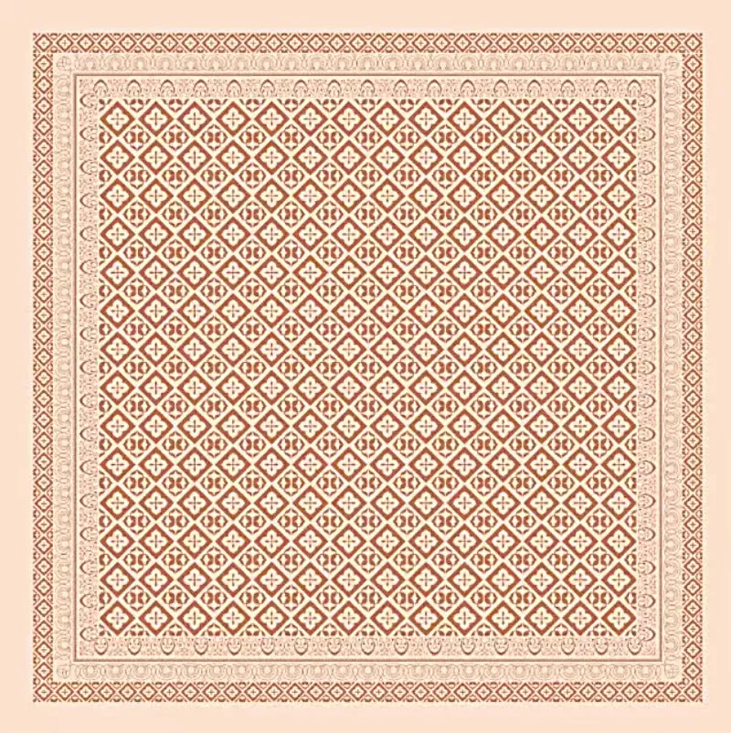 TE36-067  110*110  Tencel cotton pattern square scarf