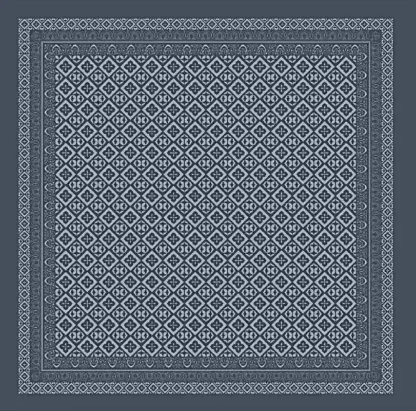 TE36-067  110*110  Tencel cotton pattern square scarf