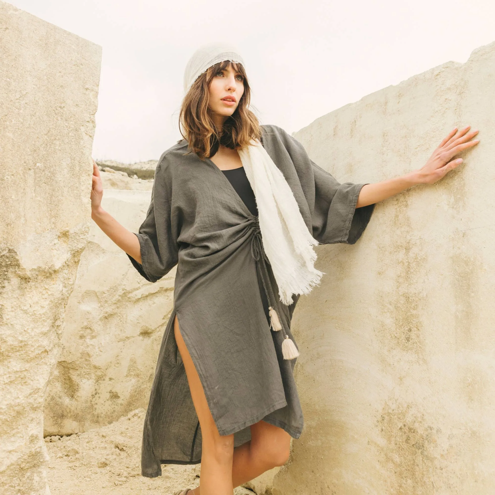 The Handloom Misty Kimono
