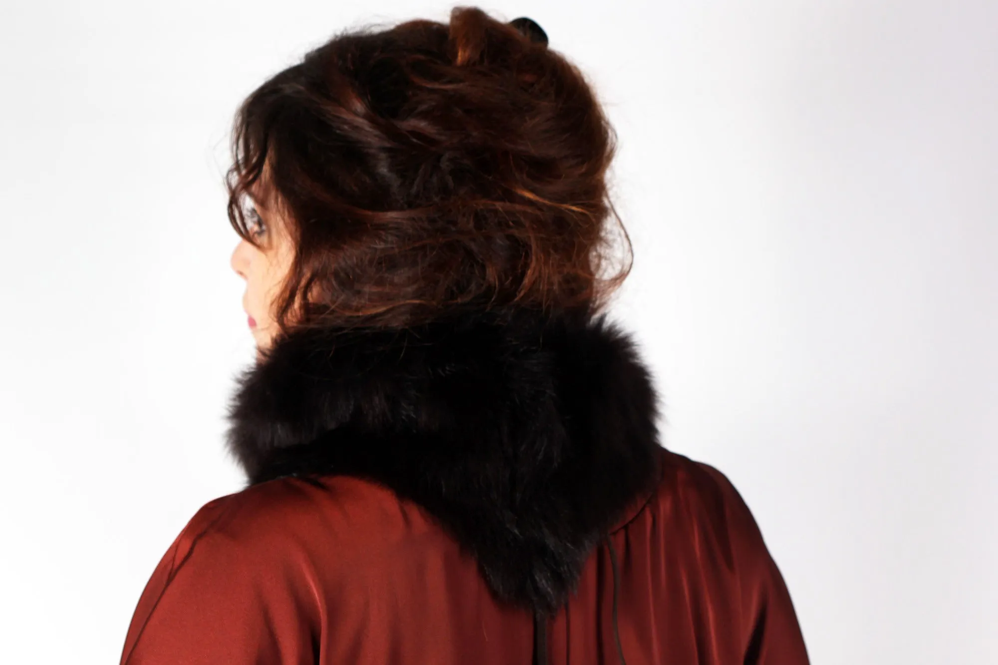 Tiz Long Sheepskin Scarf