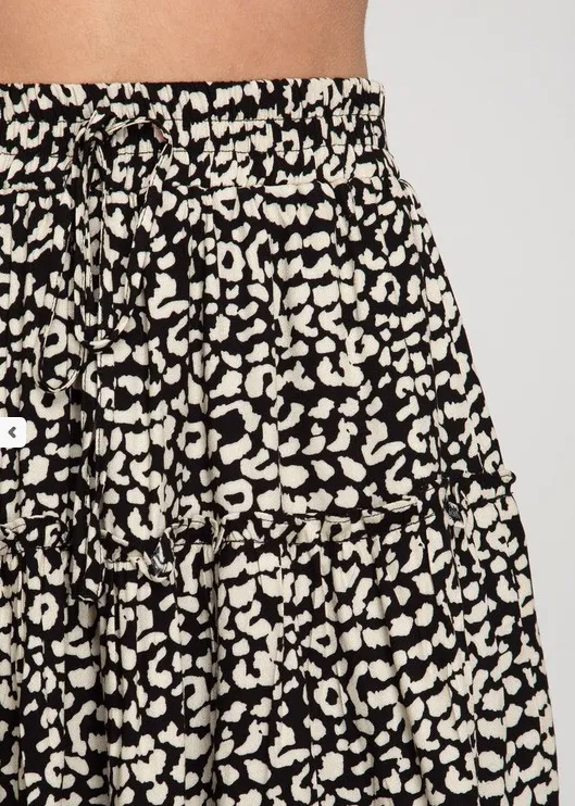 Triple Layered Flounce Skirt