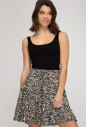 Triple Layered Flounce Skirt
