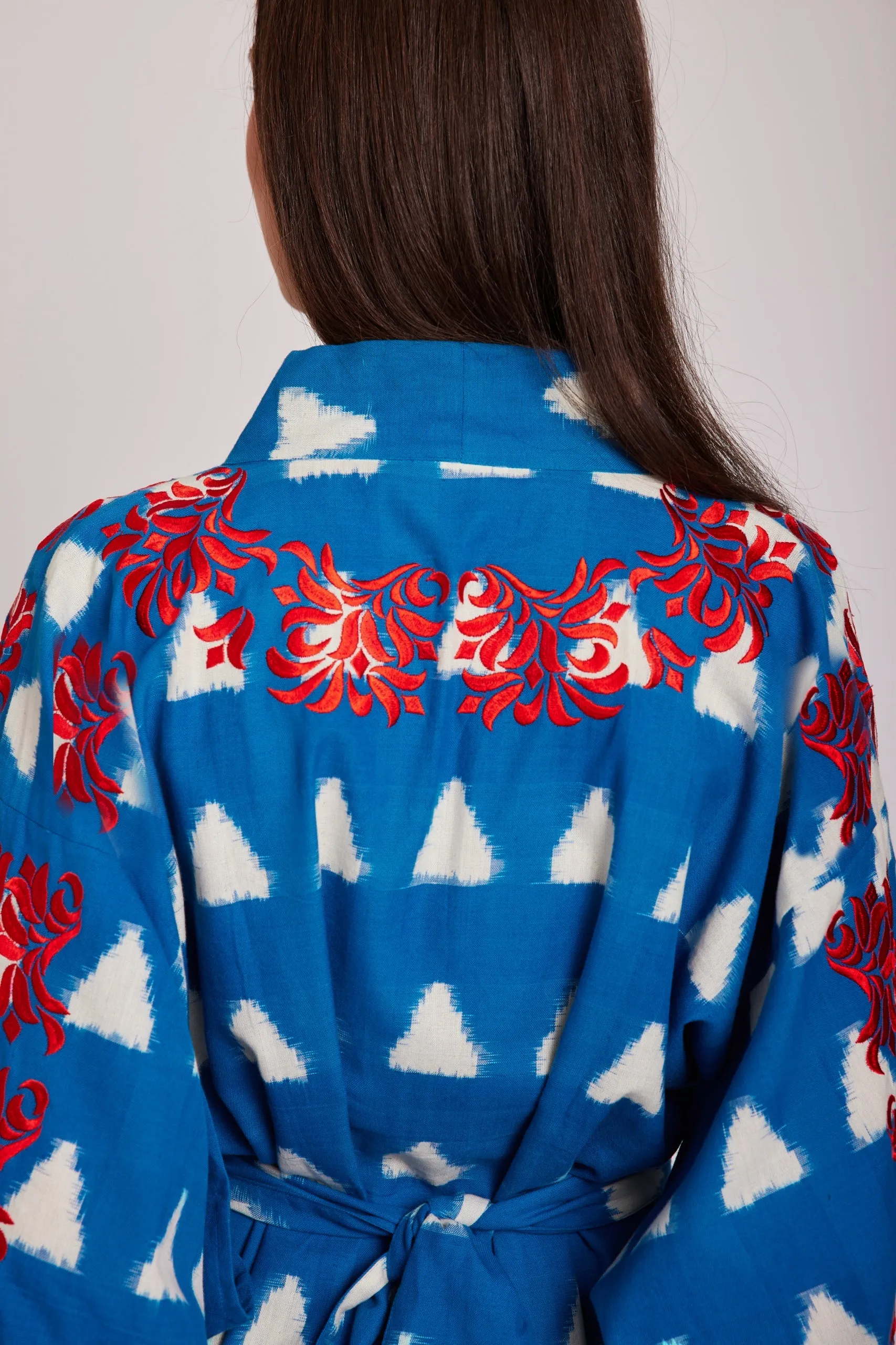 Turquoise Savannah Naya Kimono
